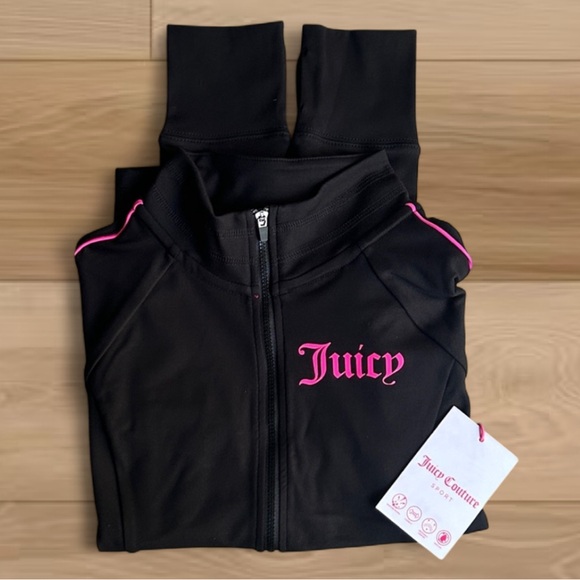 Juicy Couture Jackets & Blazers - *SOLD* 🎀 Contrast Piped Collared Track Jacket Juicy Couture Medium NWT